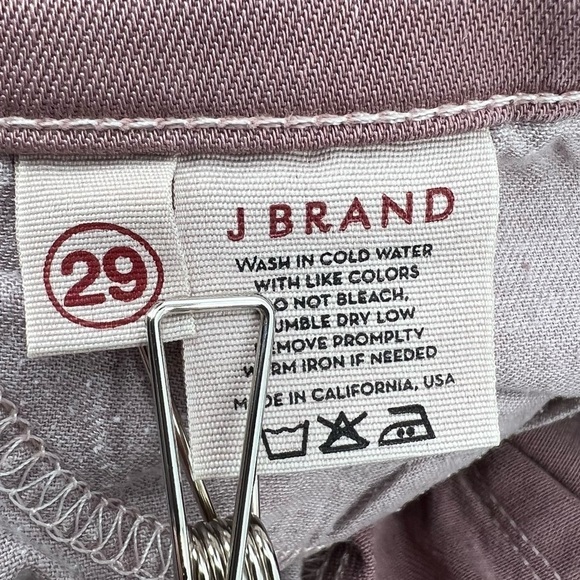 J Brand Super Skinny Mid Rise Mauve Jeans Size 29 Women's - Picture 4 of 7